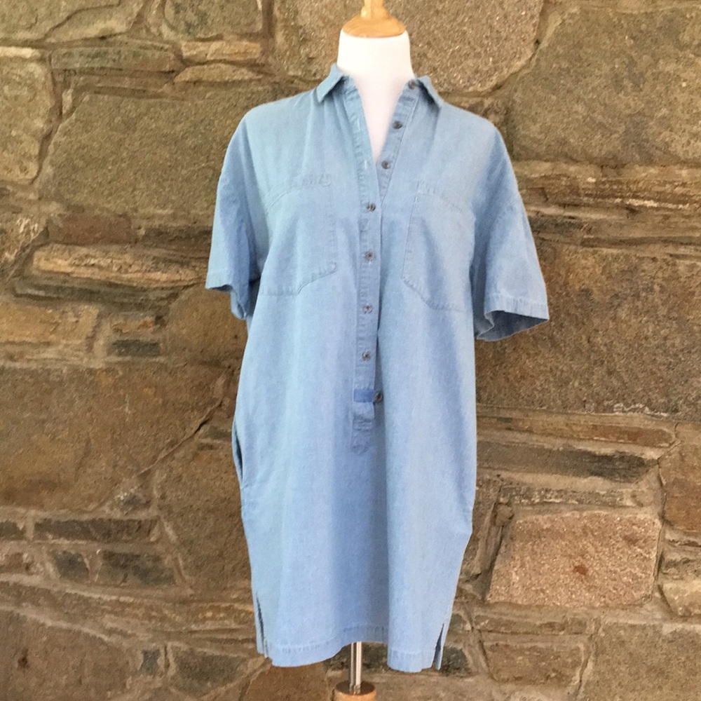 Derek Lam 10 Crosby short denim dress NWOT.